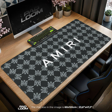 Amiri Mouse Pad - Tribal Shadow Gaming Desk Mat Padloom