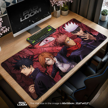 Jujutsu Kaisen Mouse Pad - Sorcerer Squad Anime Desk Mat