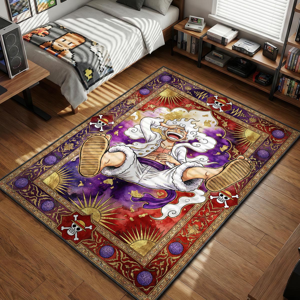 Luffy Gear 5 Sun God Rug