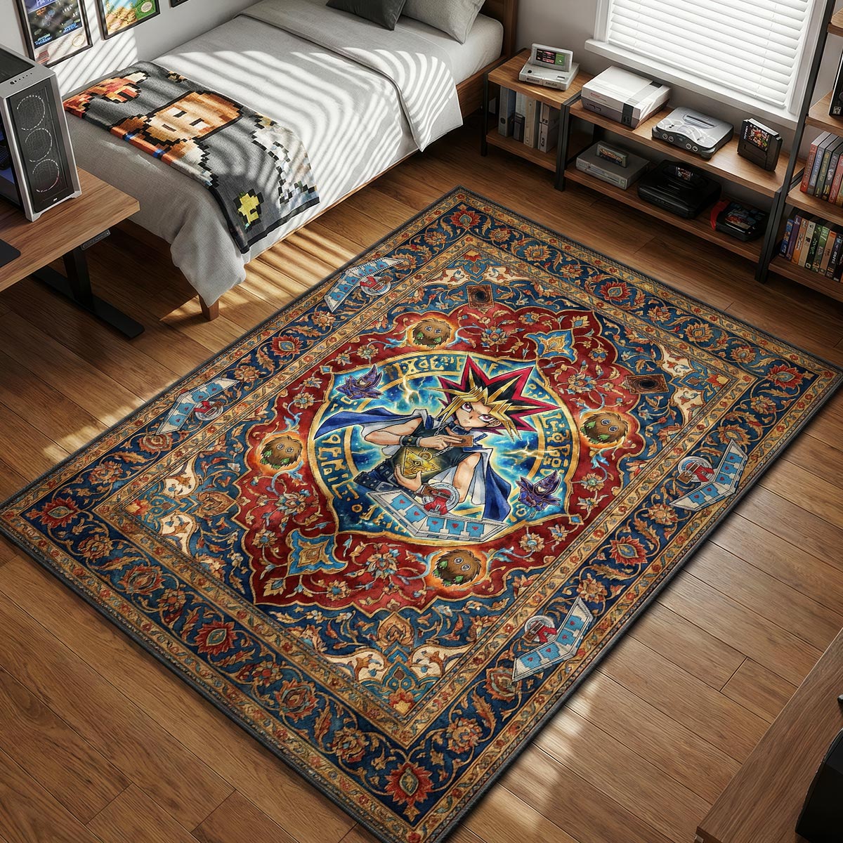 Millennium Puzzle Ancient Relic Rug - Yu-Gi-Oh! Chair Mat – Padloom