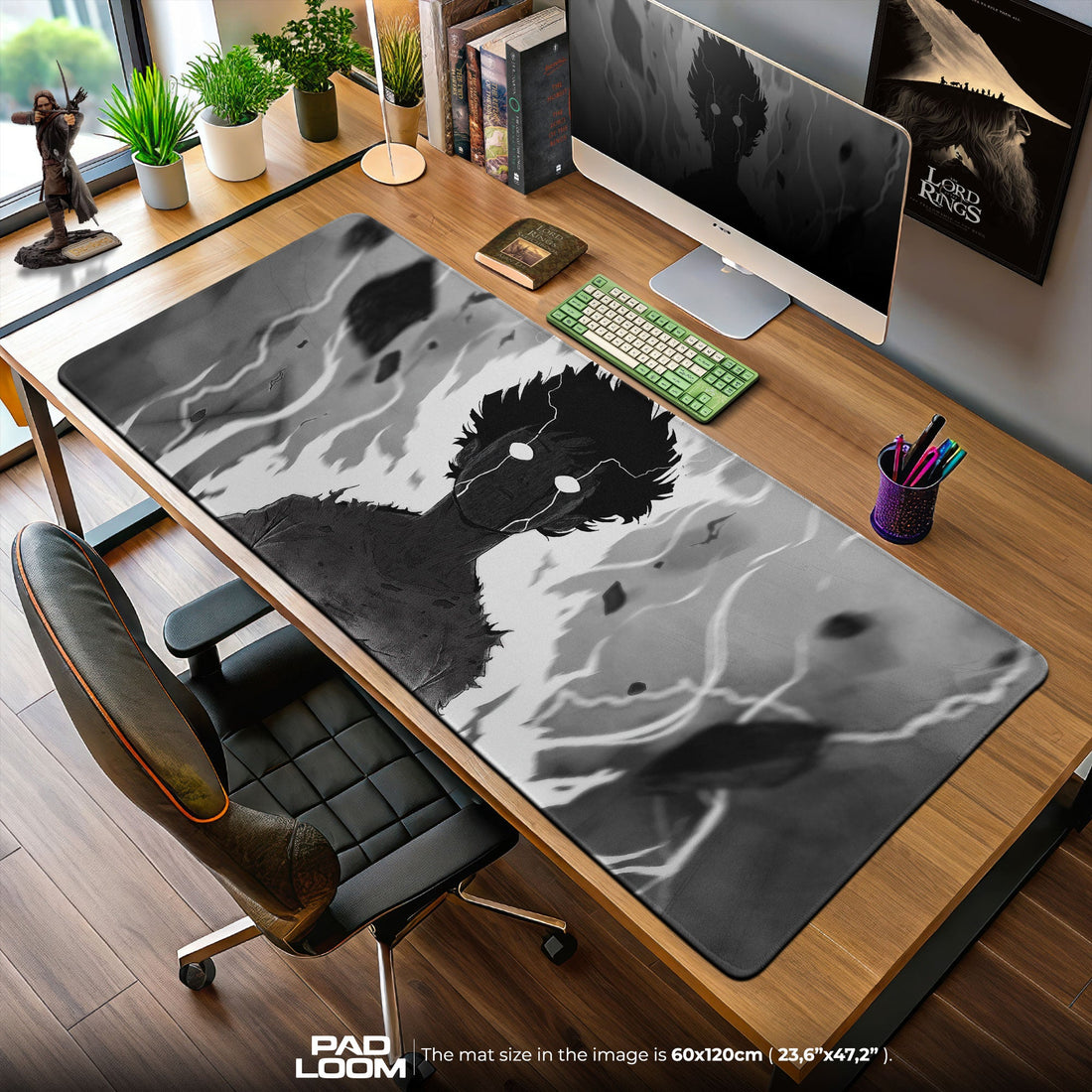 Mob Psycho Mouse Pad - 100% Power Anime Desk Mat Padloom