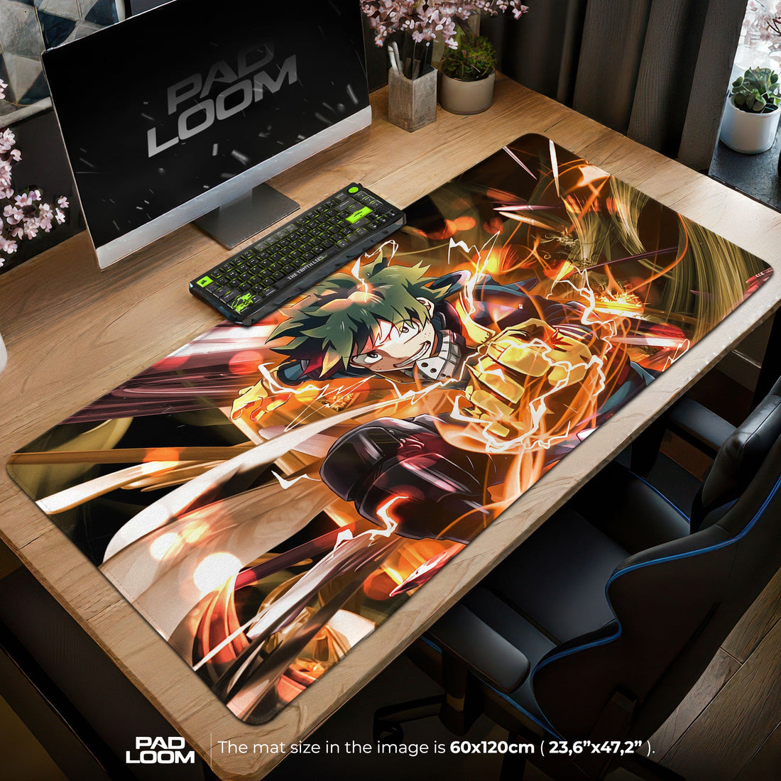 My Hero Academia Mouse Pad - One For All Anime Desk Mat Padloom