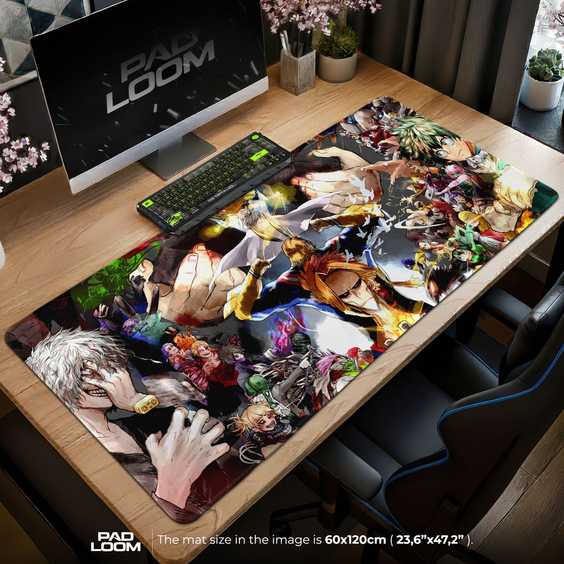 My Hero Academia Mouse Pad - Plus Ultra Anime Desk Mat Padloom