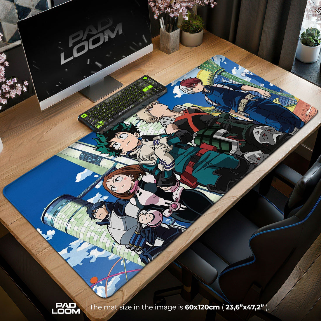 My Hero Academia Mouse Pad - U.A. Heroes Anime Desk Mat Padloom