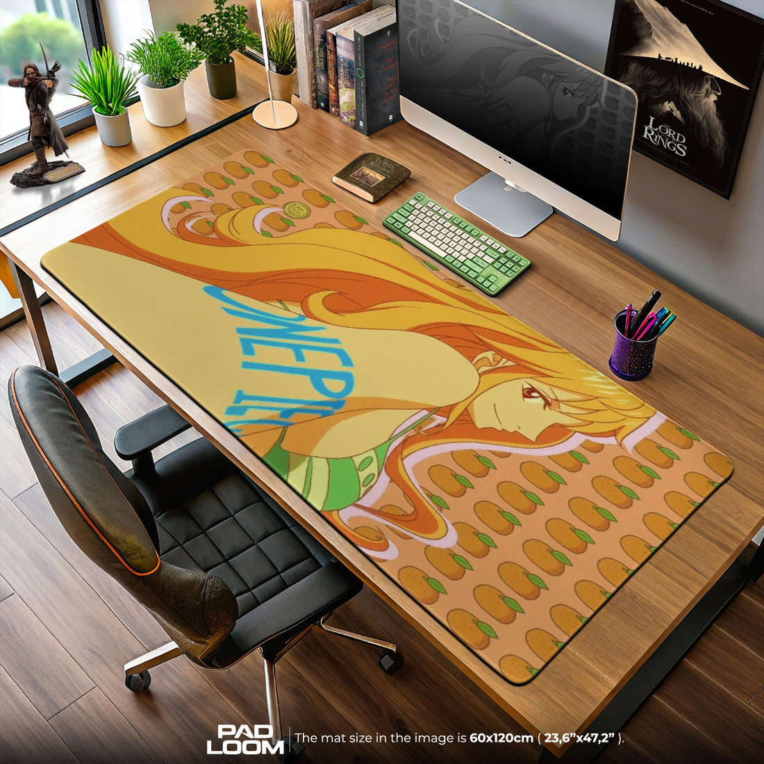 Nami Mouse Pad - Tangerine Dreams Anime Desk Mat Padloom