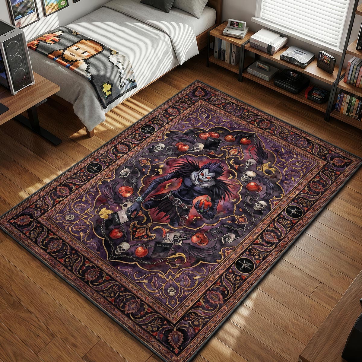 Shinigami Ryuk Rug - Death Note Chair Mat | Padloom