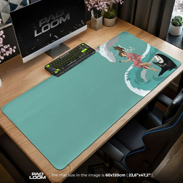 Studio Ghibli Mouse Pad - Spirited Journey Anime Desk Mat Padloom