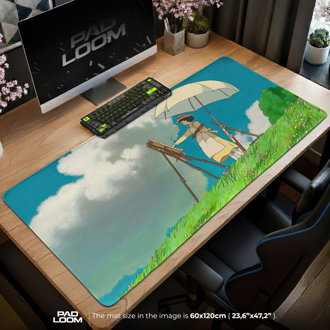 Studio Ghibli Mouse Pad - The Wind Rises Anime Desk Mat Padloom