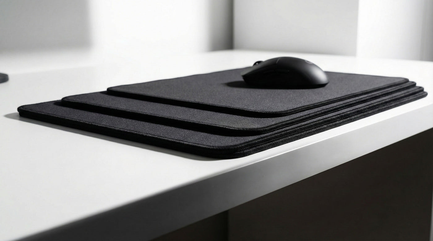 3 mm vs. 4 mm vs. 5 mm Schreibtischunterlage: Wie die Dicke das Zielen beeinflusst