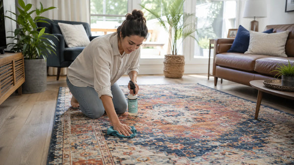 How to Clean an Area Rug at Home (Without Ruining It)