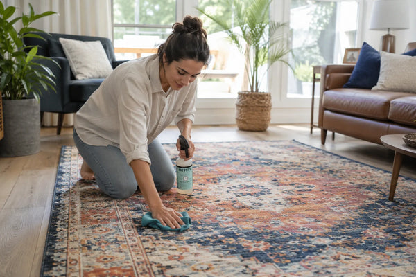 How to Clean an Area Rug at Home (Without Ruining It)