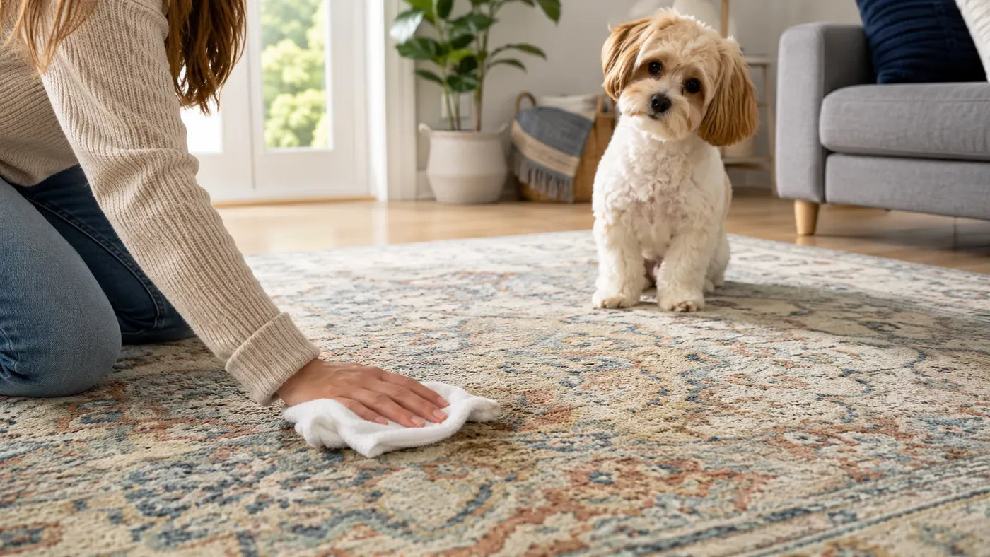 How to Get Dog Pee Out of a Rug (Stains & Smell)