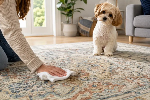 How to Get Dog Pee Out of a Rug (Stains & Smell)