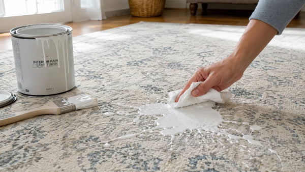 How to Get Paint Out of a Rug (Wet, Dried, Acrylic & Oil)