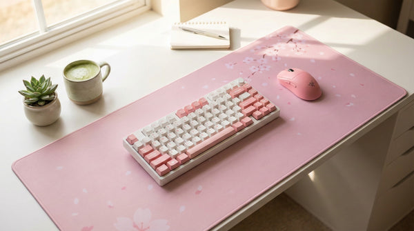 Kawaii Desk Setup Guide: Must-Have Pink and Pastel Mouse Pads