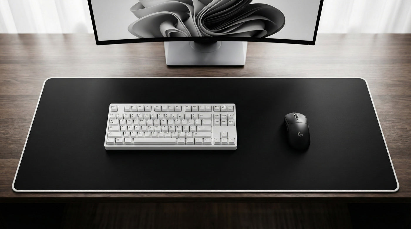 Dark Mode Activated: Building a Minimalist Black & White Gaming Setup