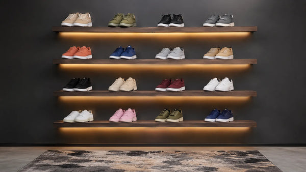 Sneaker Room Ideas: Display, Protection, Light and Floor