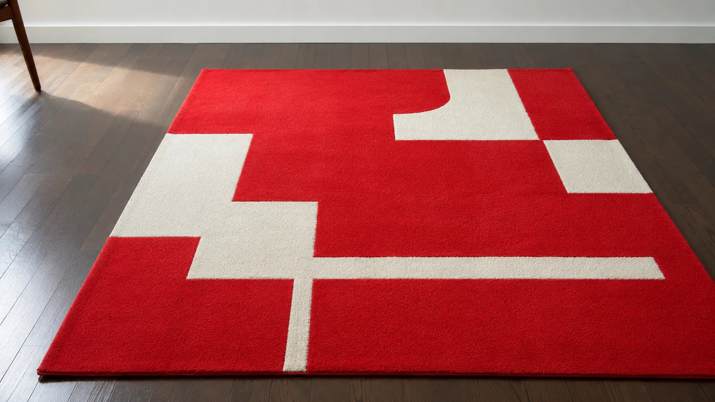 Box Logo Rugs: Why Typography Works on a Floor