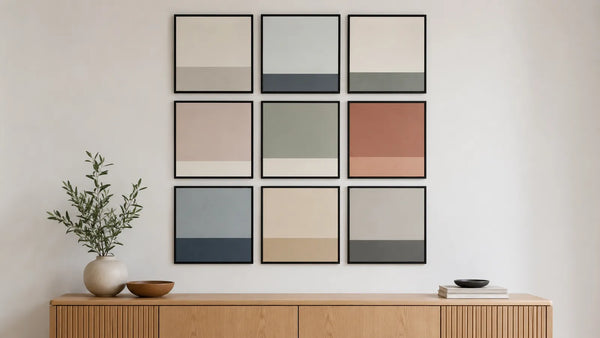 Wall Art and Poster Walls: Height, Spacing and What Fights What