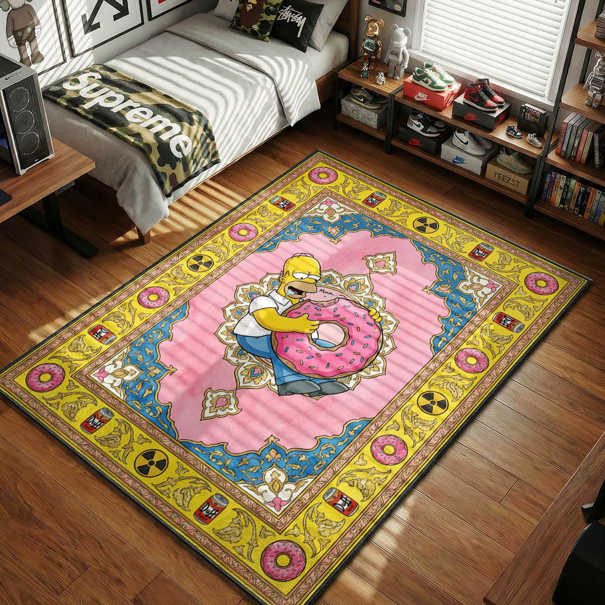 Simpsons Rugs - Springfield & Homer Decor | Padloom