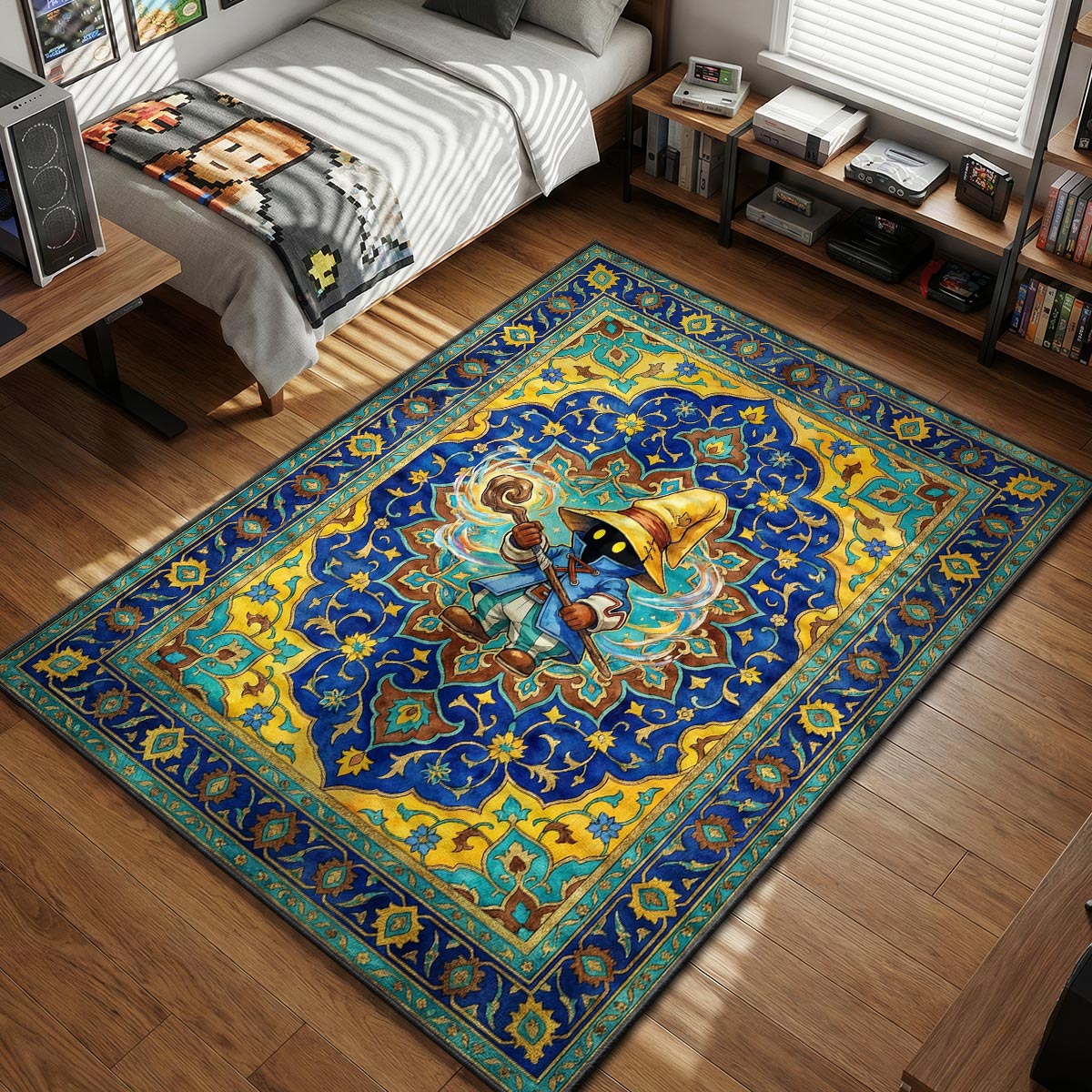Ff7 Rug Final Fantasy Rugs - Cloud & Sephiroth Decor | Padloom