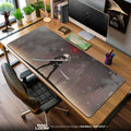 2B Mech Confrontation Mouse Pad, Anime Nier Gaming Desk Mat Padloom