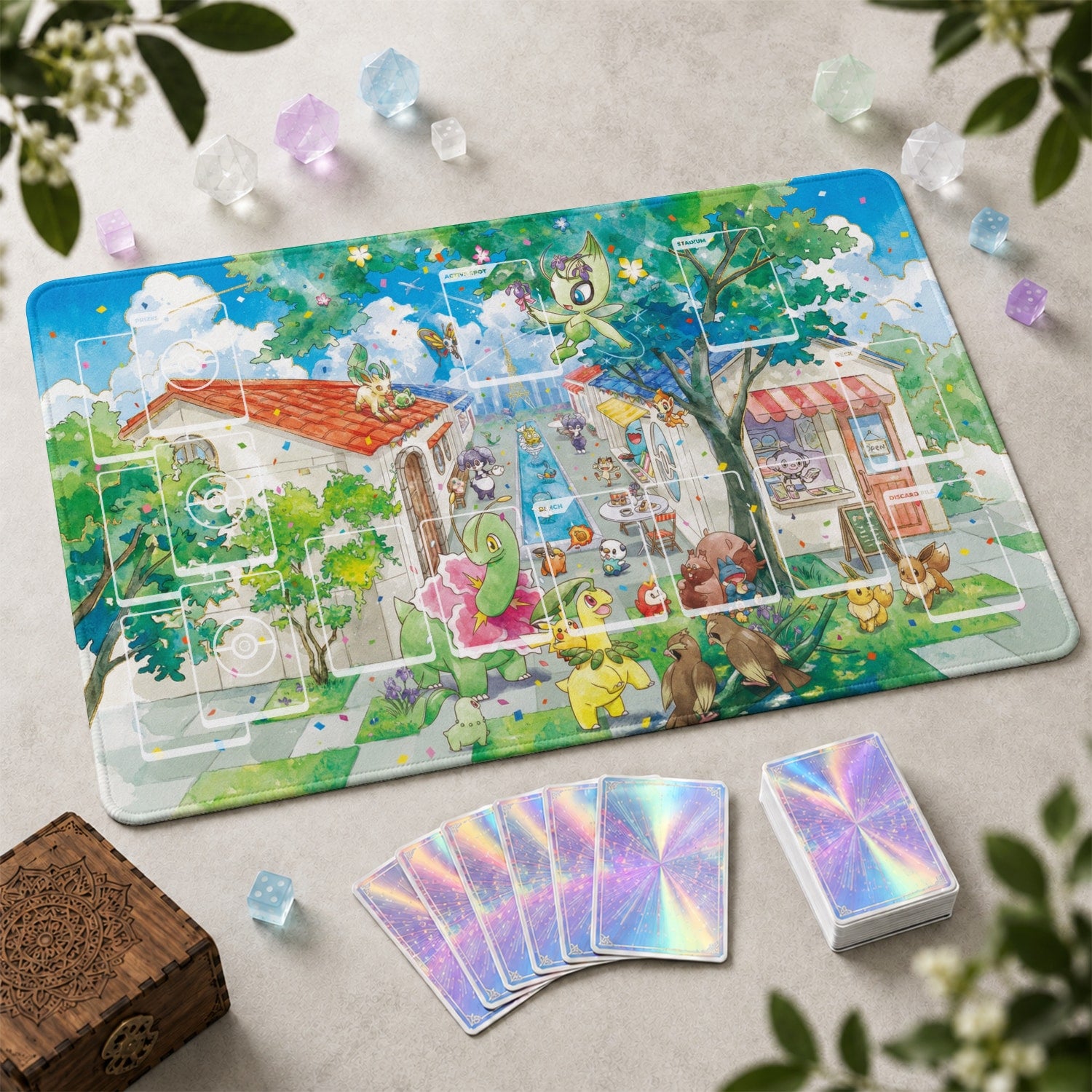 Celebi Festival Playmat - Pokemon TCG Mat