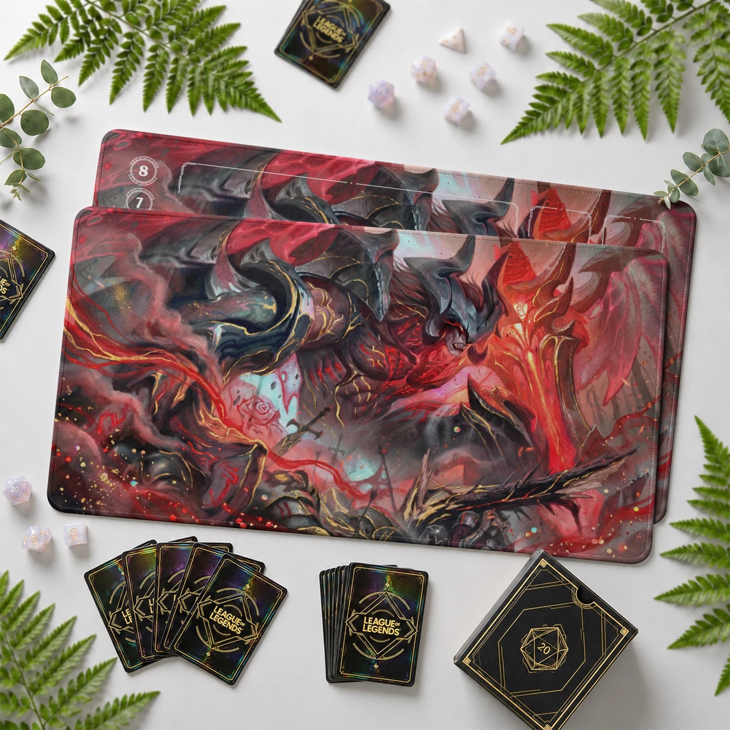 Aatrox Crimson Playmat - Riftbound Mat