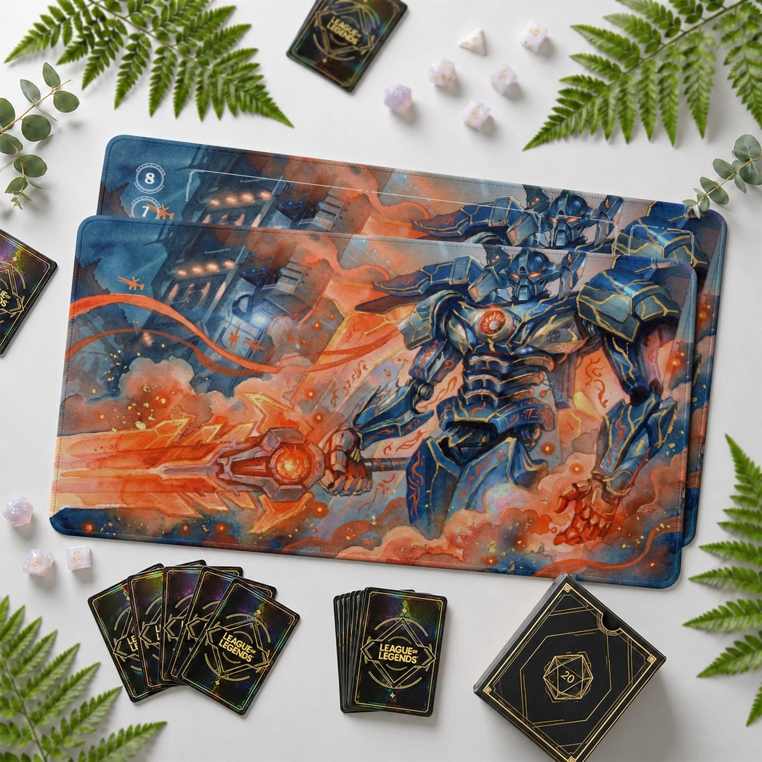 Aatrox Mecha Playmat - LoL Riftbound TCG Mat