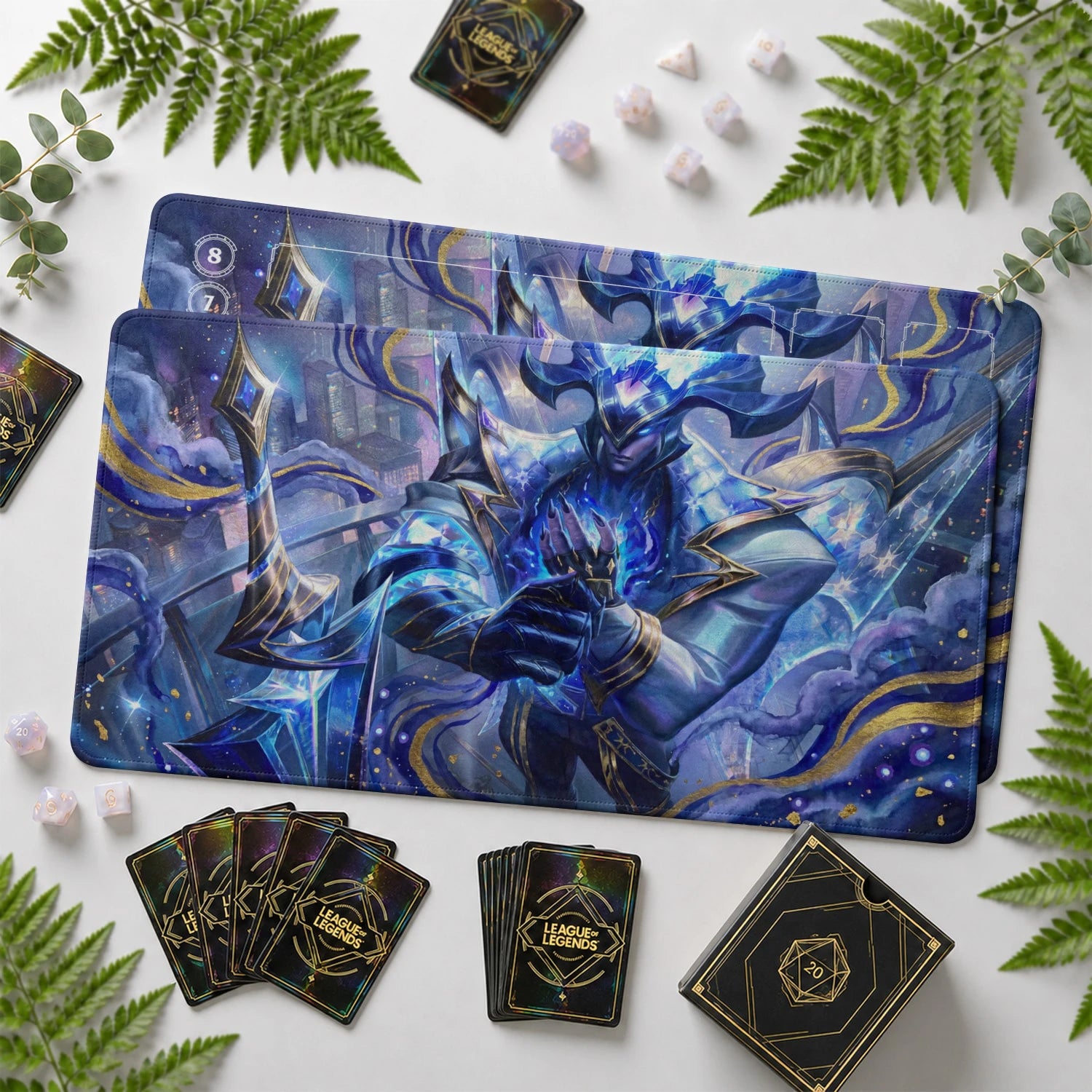 Aatrox Sapphire Playmat - Riftbound Mat