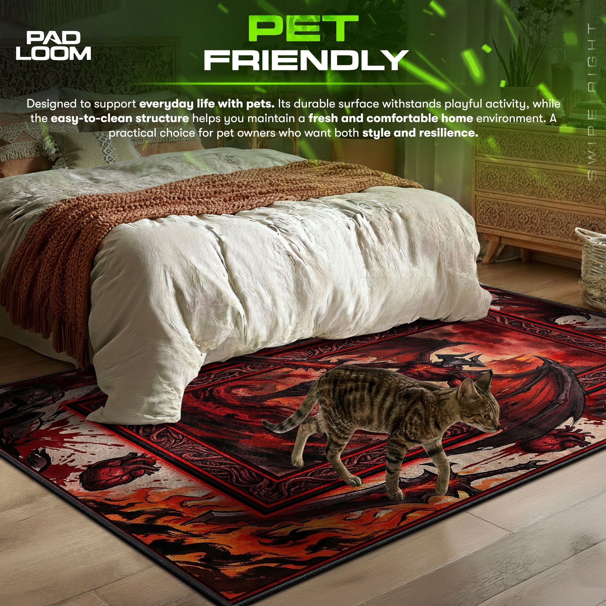 Aatrox World Ender Rug - League of Legends Chair Mat