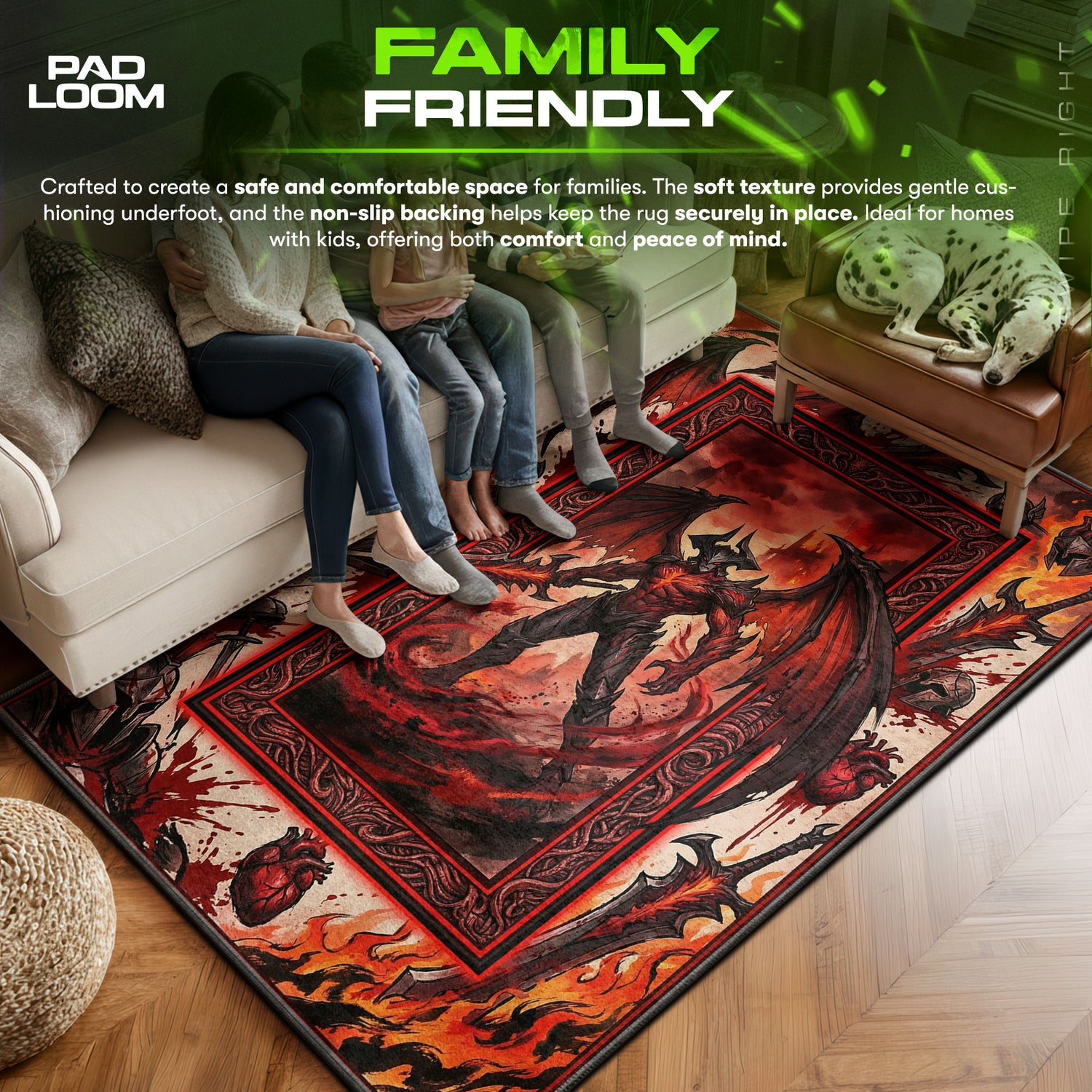 Aatrox World Ender Rug - League of Legends Chair Mat