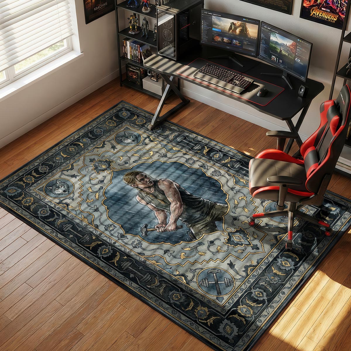 Abby Hammer Storm Rug - The Last of Us Part II Chair Mat