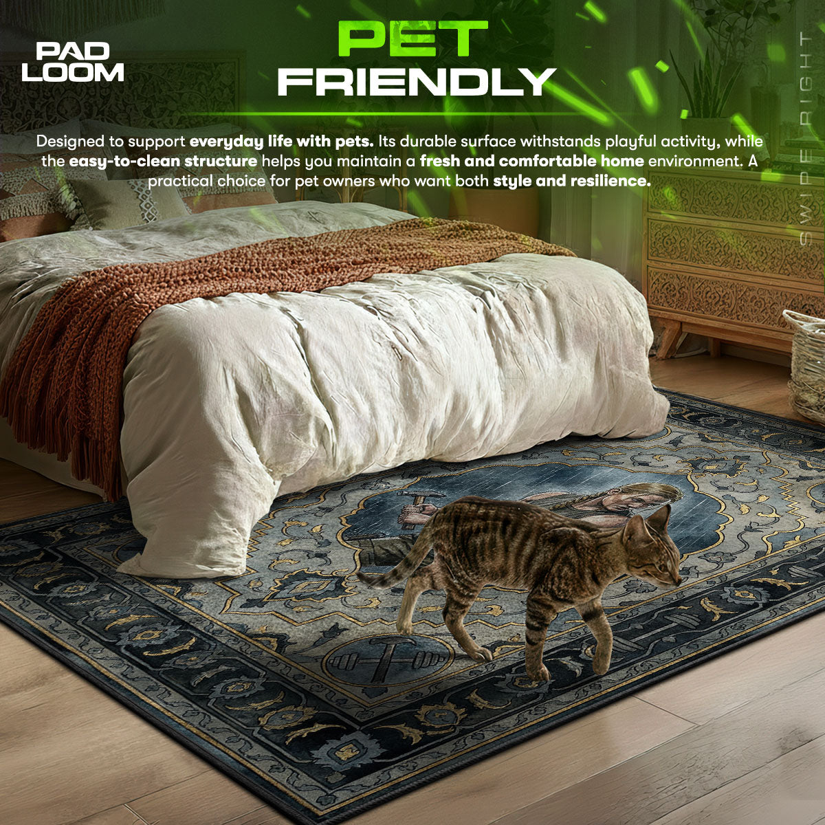 Abby Hammer Storm Rug - The Last of Us Part II Chair Mat