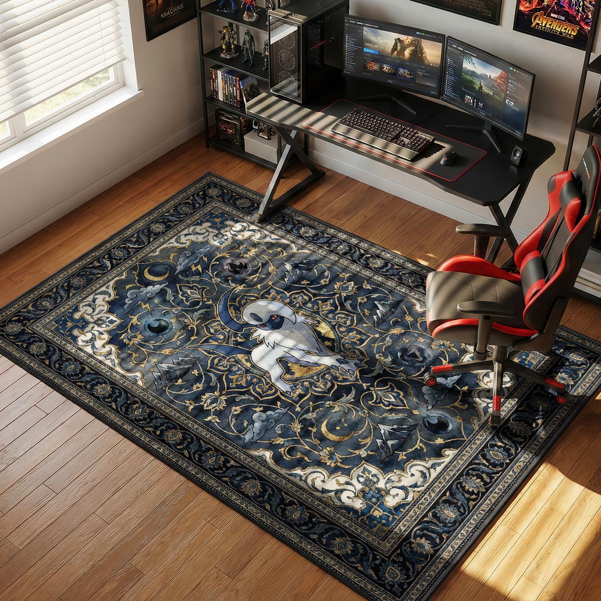 Absol Disaster Warning Chair rug — main product view