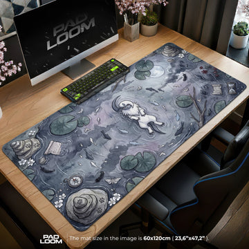 Absol Moonlit Pond Mouse Pad - Pokemon Desk Mat