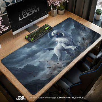 Absol Storm Omen Mouse Pad - Pokémon Desk Mat