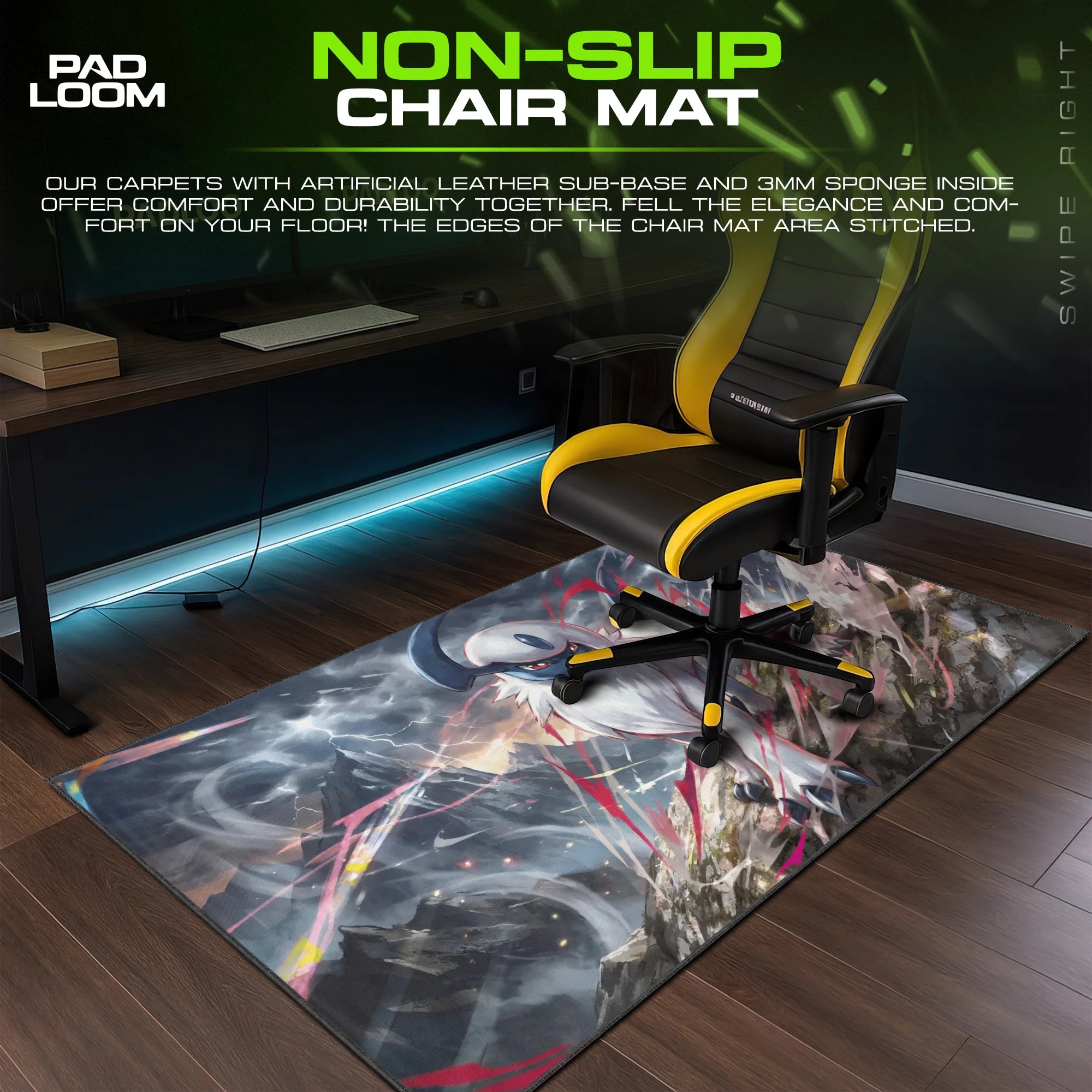 Absol Storm Warning Mouse Pad - Pokémon Desk Mat