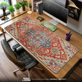 Abstract Tribal Design Mouse Pad, Vintage Style Gaming Desk Mat Padloom