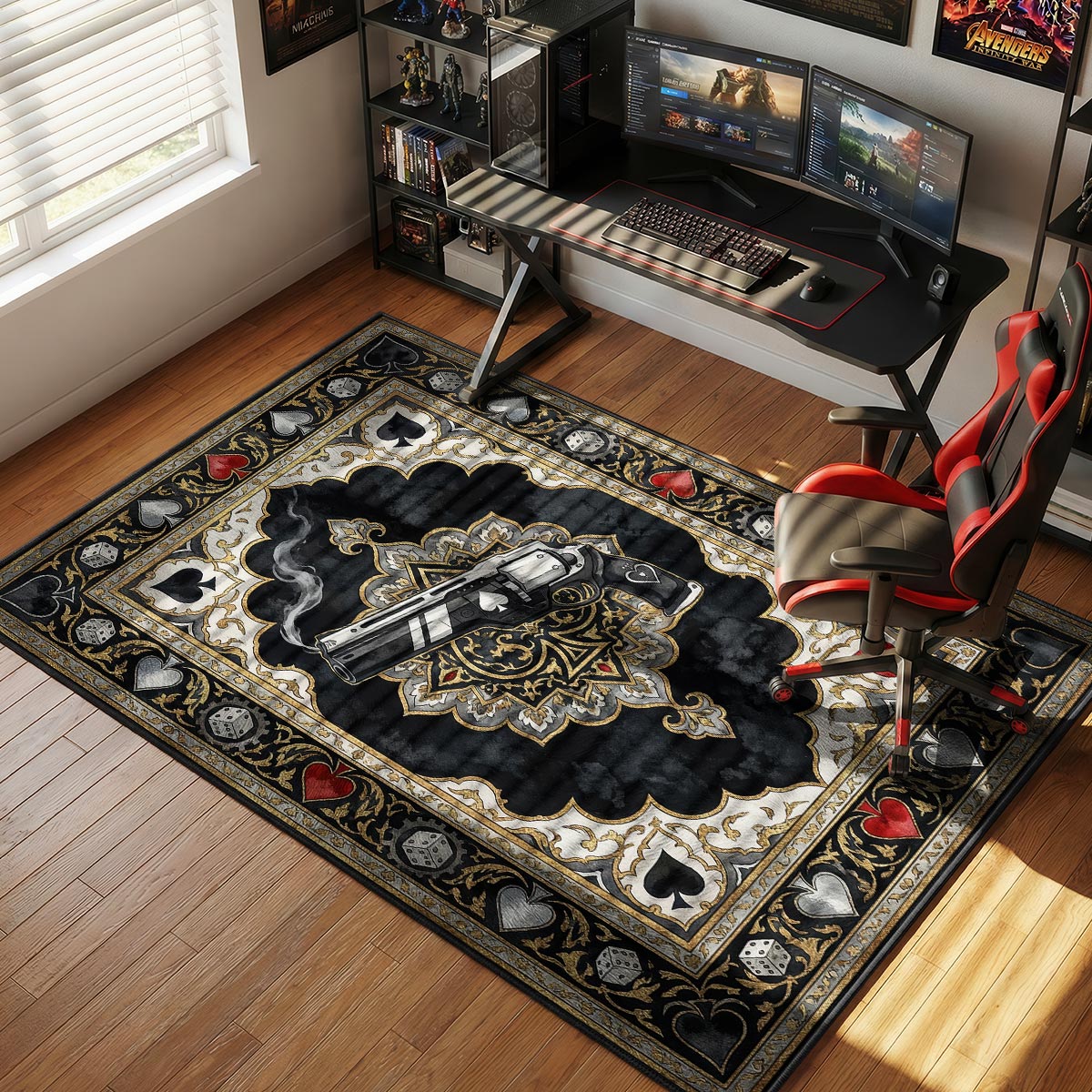 Ace of Spades Exotic Rug - Destiny 2 Chair Mat