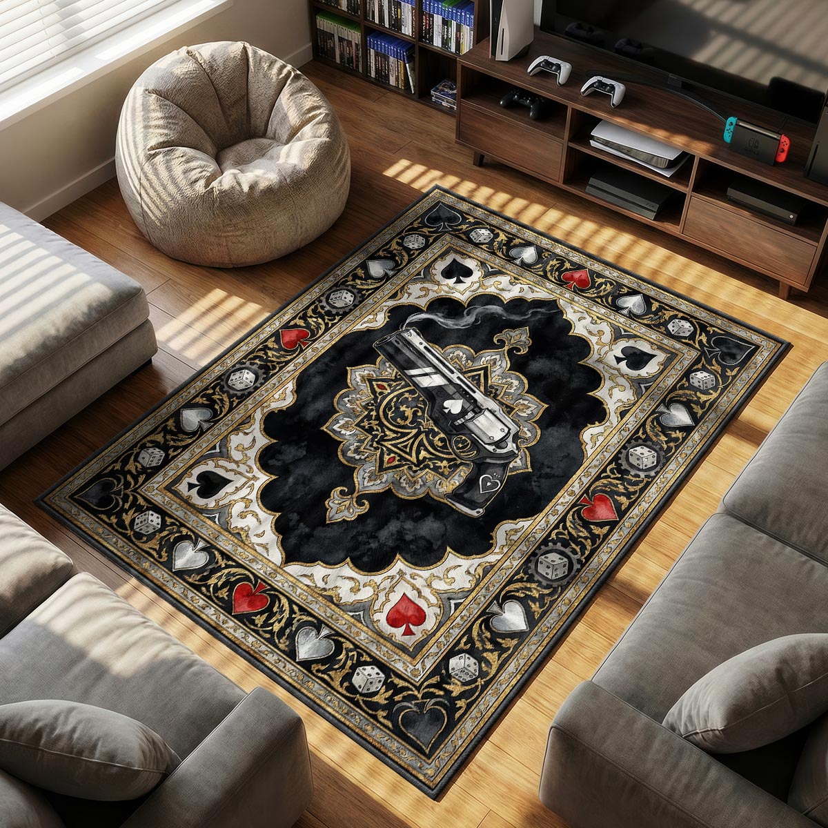 Ace of Spades Exotic Rug - Destiny 2 Chair Mat