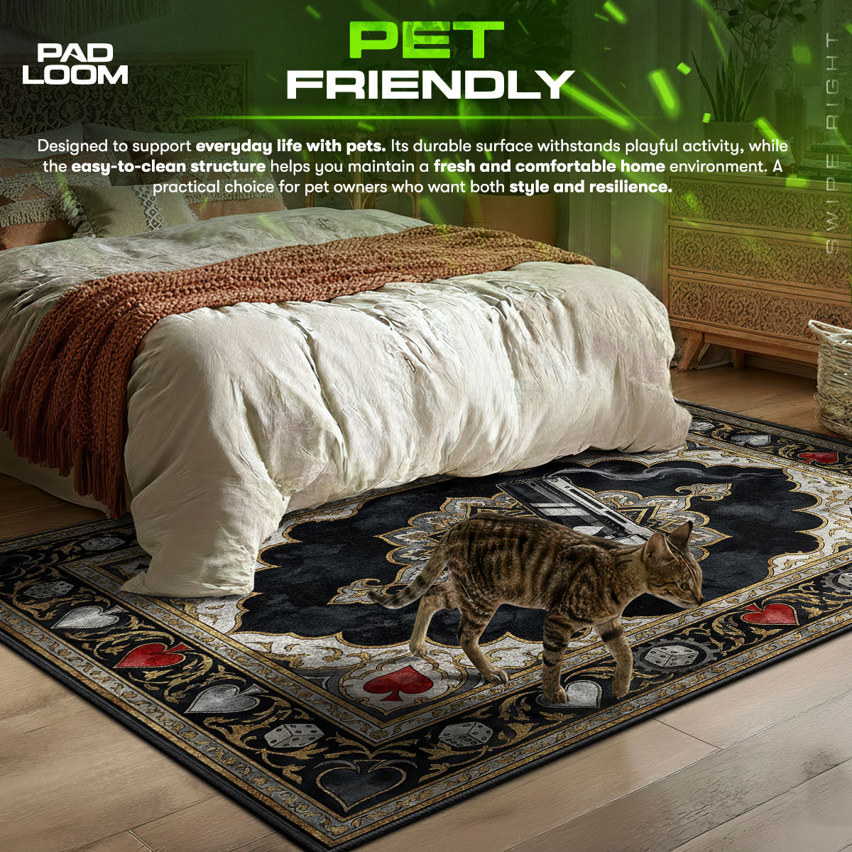 Ace of Spades Exotic Rug - Destiny 2 Chair Mat