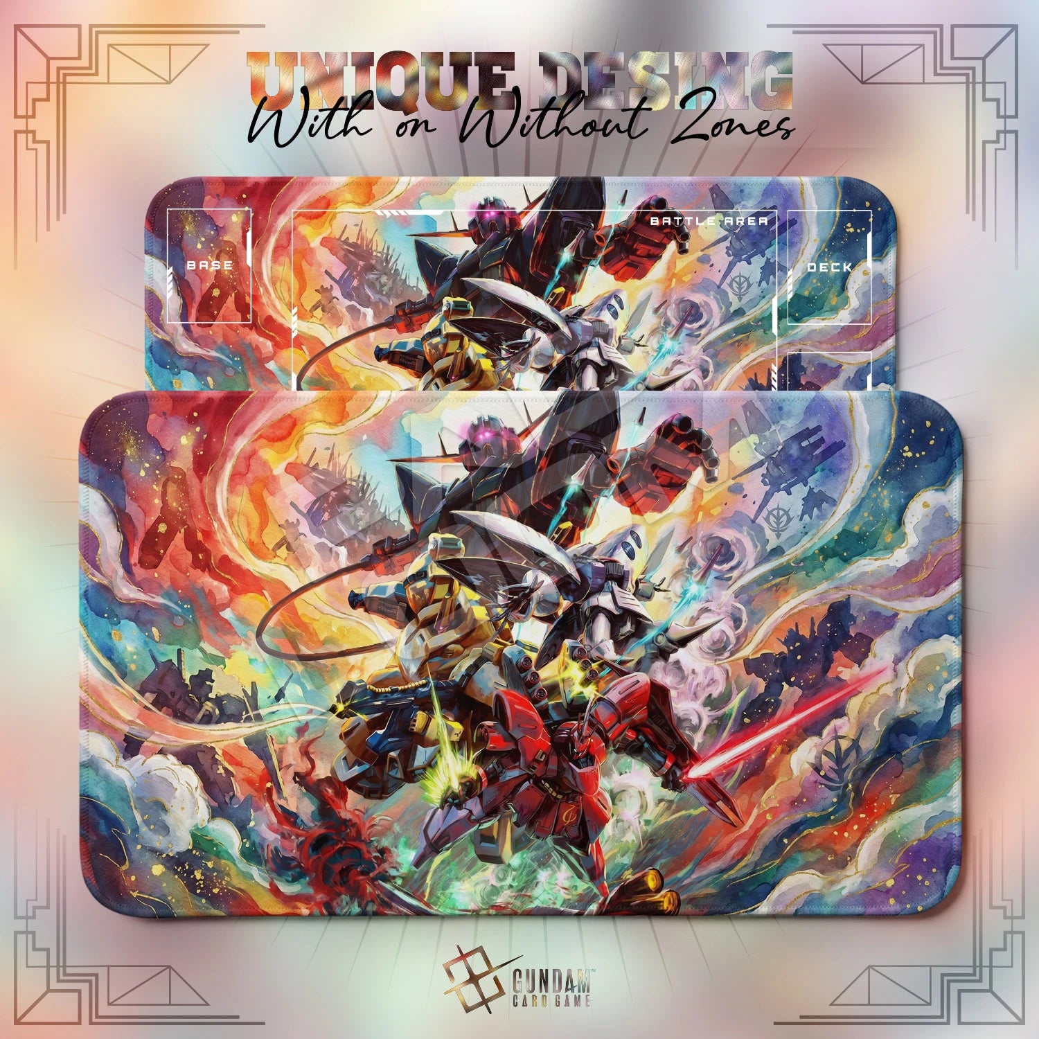 Ace Squadron Playmat - Gundam TCG Card Game Mat