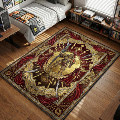 Adeptus Custodes Golden Guard Rug - Warhammer 40k Chair Mat