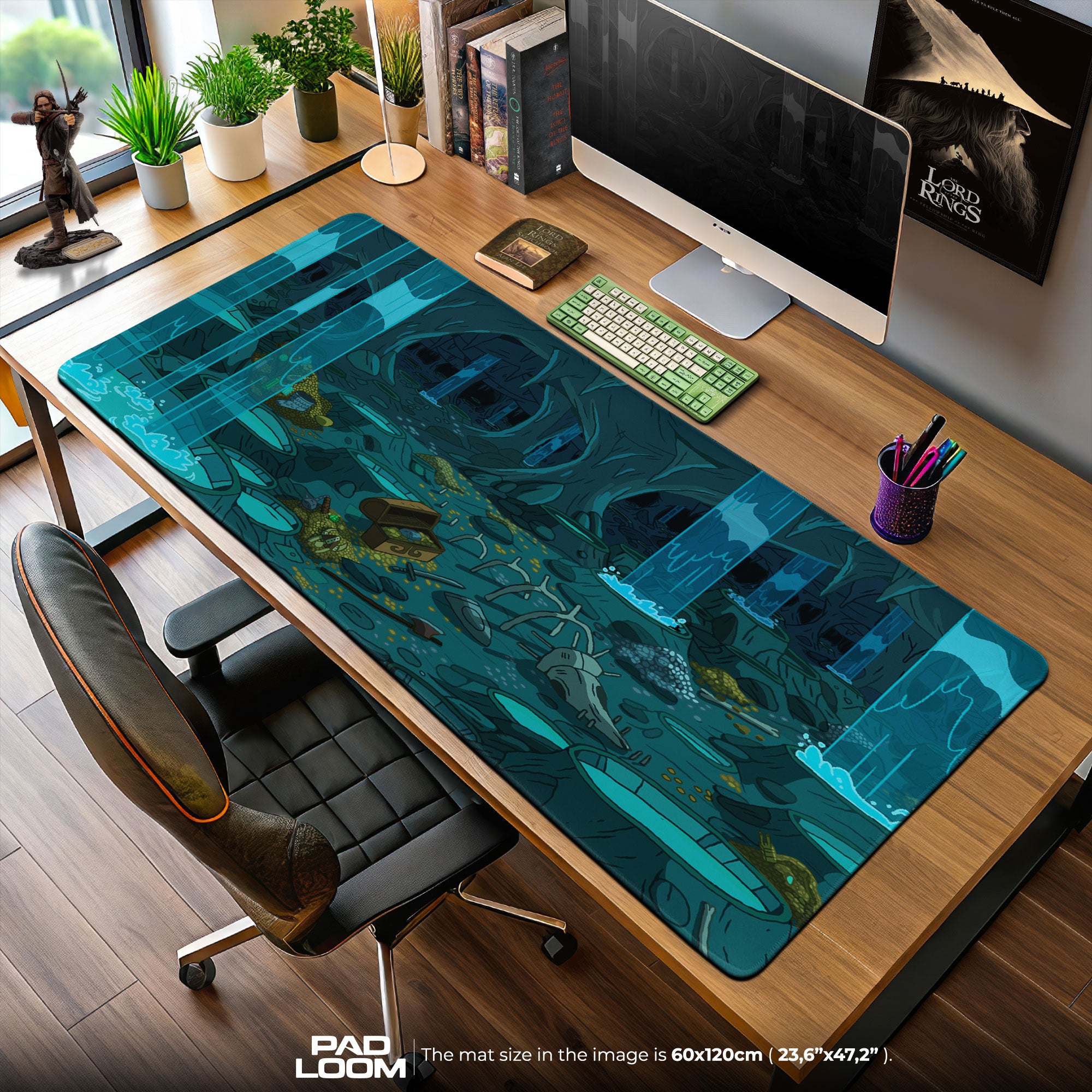 Adventure Time – Hidden Dungeon Mouse Pad, Cartoon Gaming Desk Mat