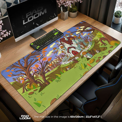 Adventure Time Mouse Pad - Autumn Kingdom Desk Mat