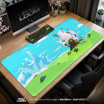 Adventure Time Mouse Pad - Spring Tree Fort Desk Mat