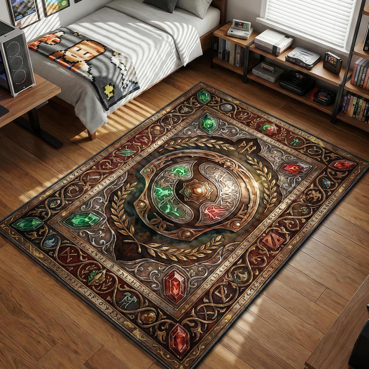Aegis of Champions Relic Rug - Dota 2 Chair Mat