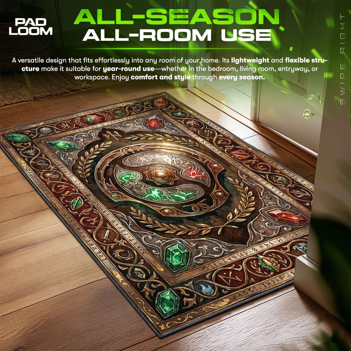 Aegis of Champions Relic Rug - Dota 2 Chair Mat
