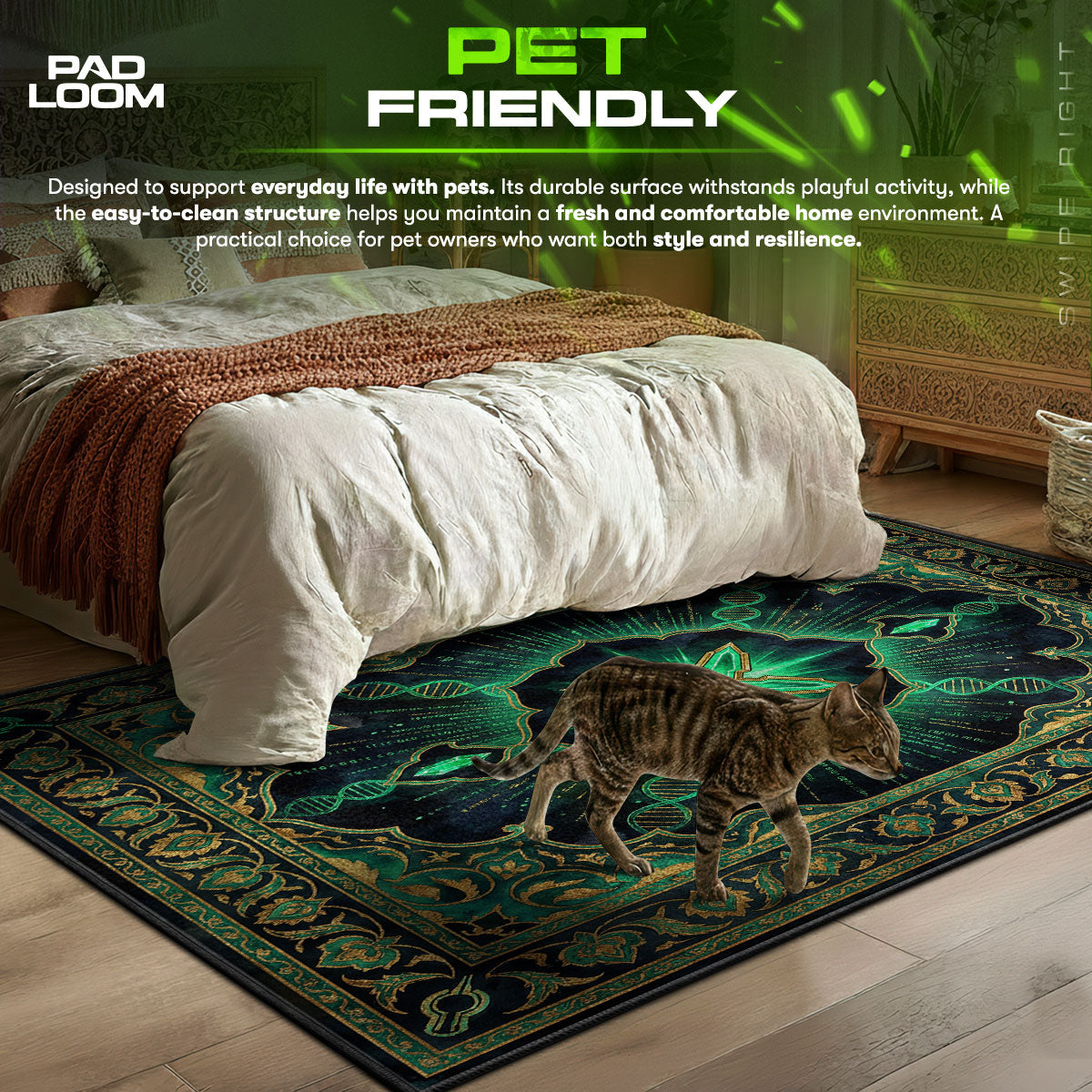 B-12 Rotes Protokollteppich - Streunende Stuhlmatte